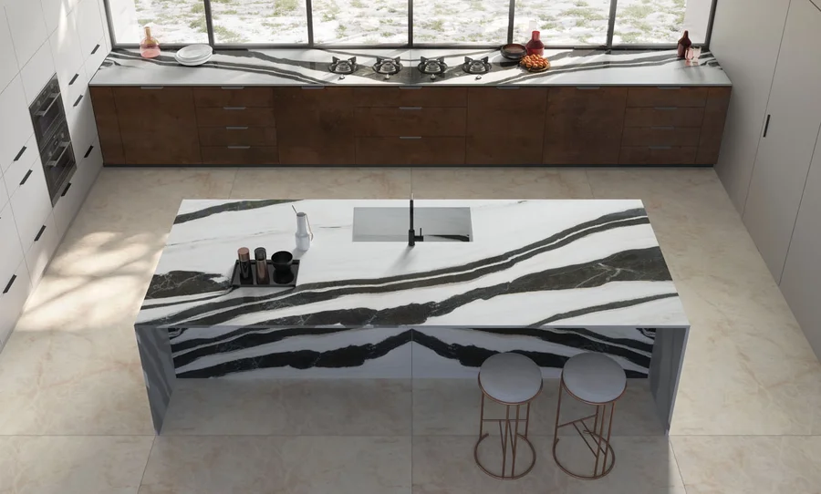 Infinity Panda White 12mm Porselen Tezgah