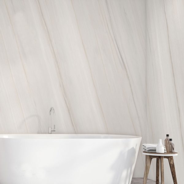 Lamar Bianco Lasa Porselen Tezgah