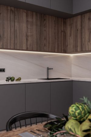 Lamar Bianco Lasa Porselen Tezgah