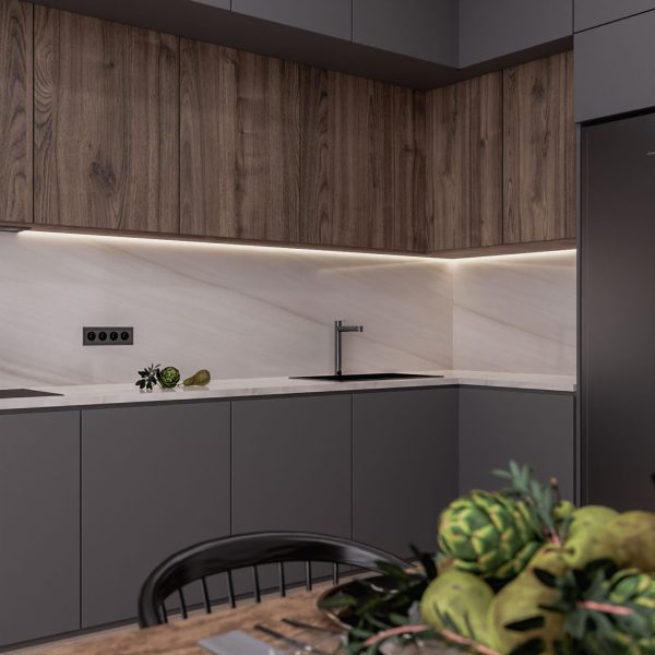 Lamar Bianco Lasa Porselen Tezgah