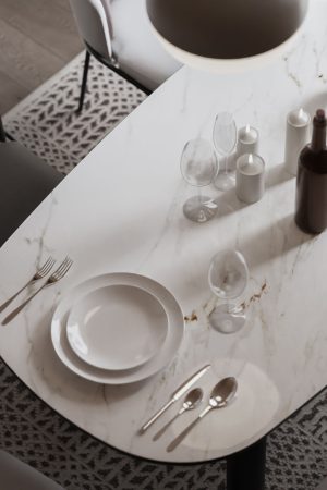 Lamar Calacatta Borghini Porselen Tezgah