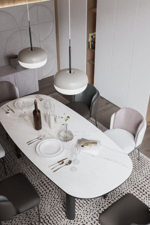 Lamar Calacatta Borghini Porselen Tezgah