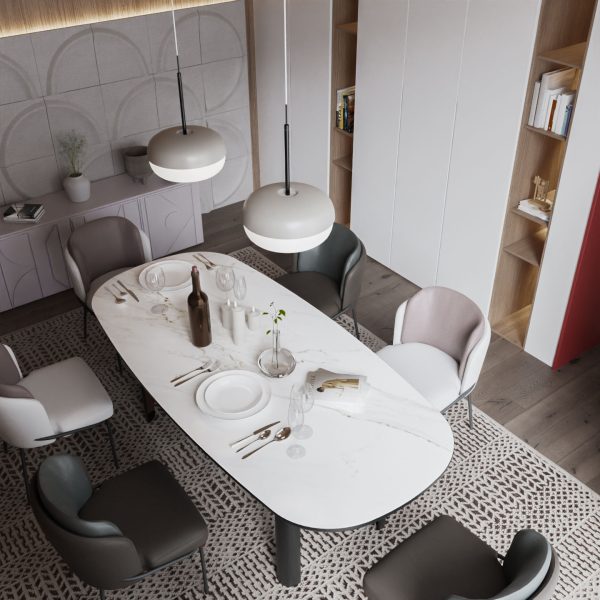 Lamar Calacatta Borghini Porselen Tezgah