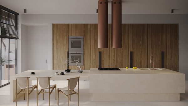 Lamar Crema Nova Porselen Tezgah