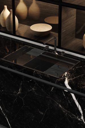 Lamar Marquina Porselen Tezgah