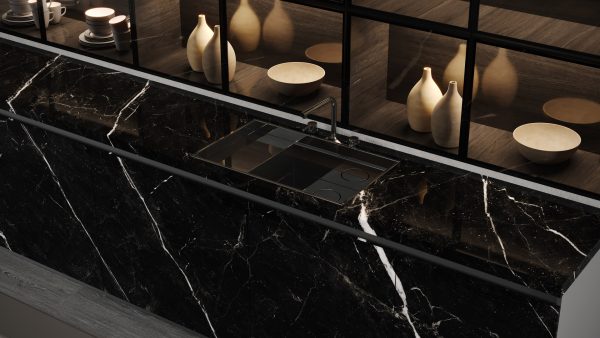 Lamar Marquina Porselen Tezgah