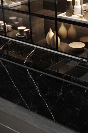 Lamar Marquina Porselen Tezgah