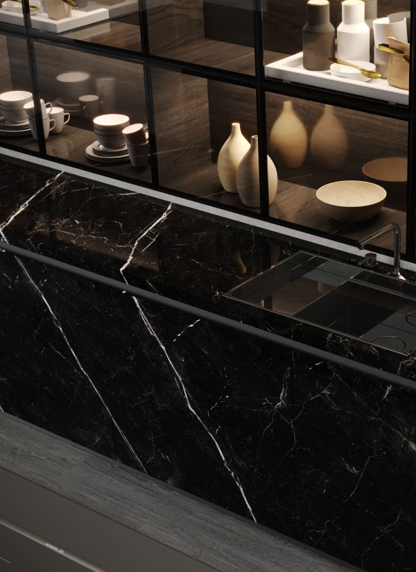 Lamar Marquina Porselen Tezgah