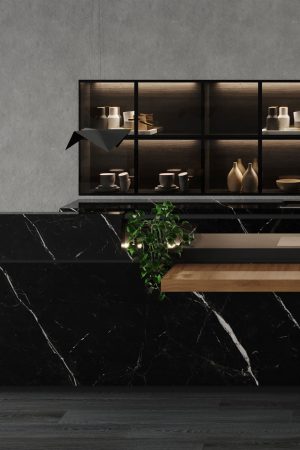 Lamar Marquina Porselen Tezgah