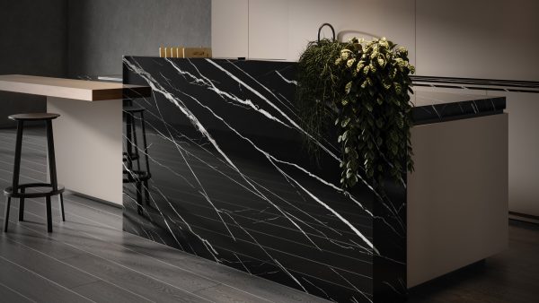 Lamar Marquina Venato Porselen Tezgah