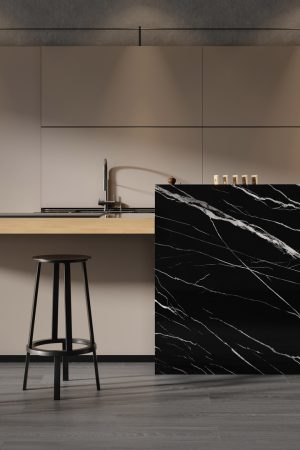 Lamar Marquina Venato Porselen Tezgah