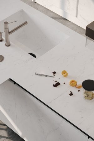 Lamar Moon Grey Porselen Tezgah