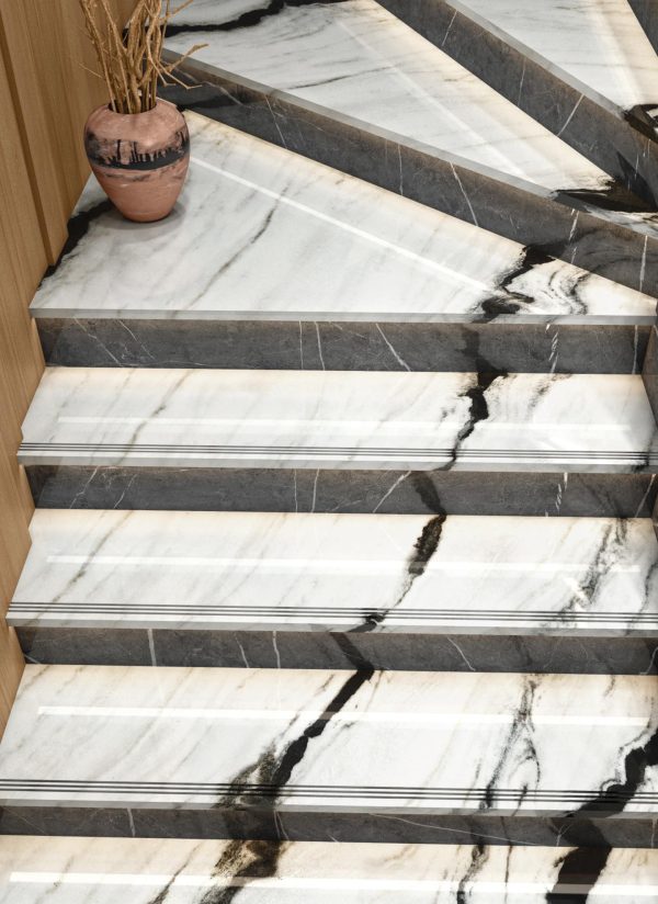 Lamar Panda White Porselen Tezgah