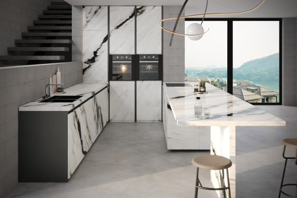 Lamar Panda White Porselen Tezgah