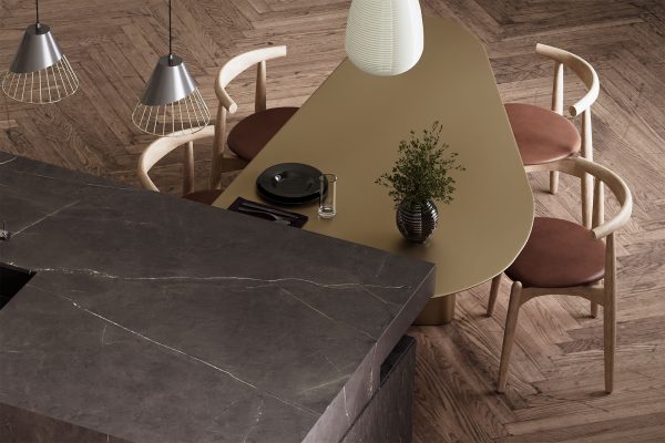 Lamar Pietra Grey Porselen Tezgah