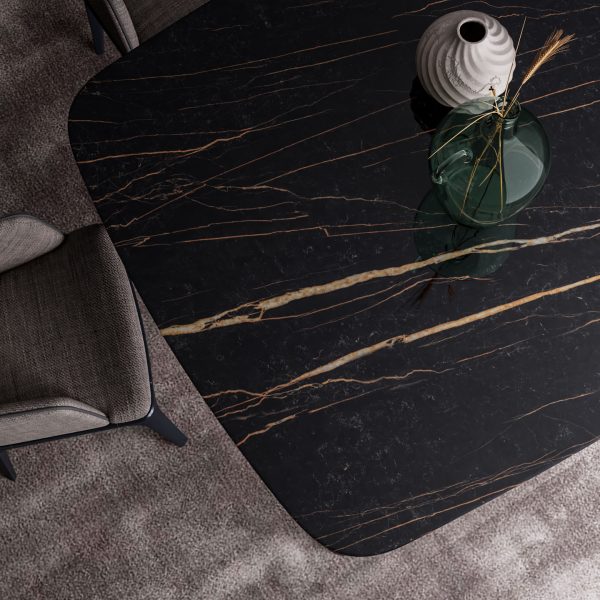 Lamar Sahara Noir Porselen Tezgah