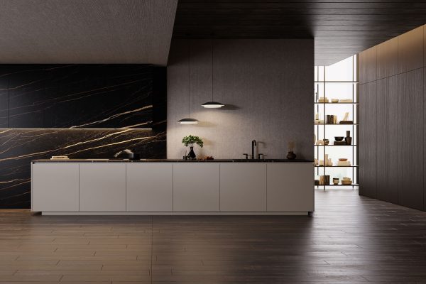 Lamar Sahara Noir Porselen Tezgah