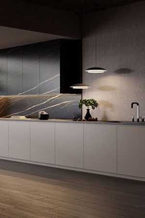 Lamar Sahara Noir Porselen Tezgah