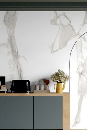 Lamar Statuario Elite Porselen Tezgah