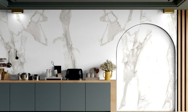 Lamar Statuario Elite Porselen Tezgah