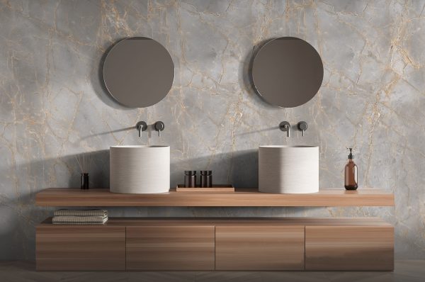 Lamar Versace Gold Porselen Tezgah