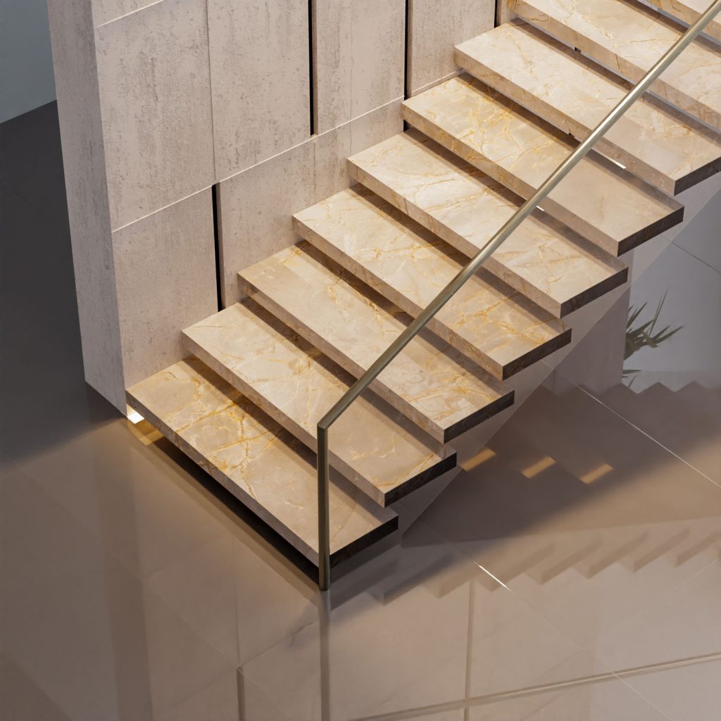 Lamar Versace Gold Porselen Tezgah