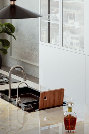 Lamar Versace Gold Porselen Tezgah