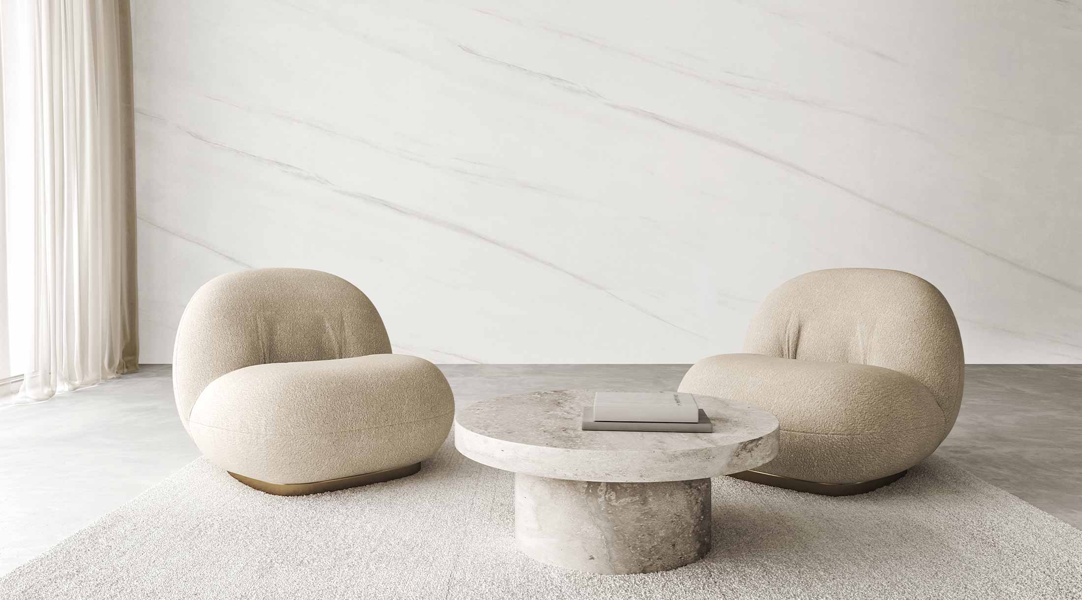 Techlam Bianco Lasa 12mm Porselen Tezgah