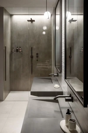 Atlas Plan Boost Smoke, Atlas Plan porselen tezgah, Atlas Plan 12mm, İtalyan porselen tezgah, Boost Smoke fiyat, Ecesoy Atlas Plan, yanmaz duman grisi tezgah