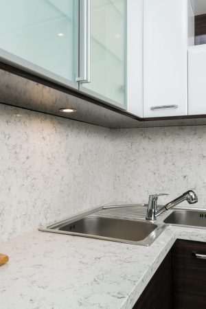 Belenco Antique White 20mm Kuvars Tezgah