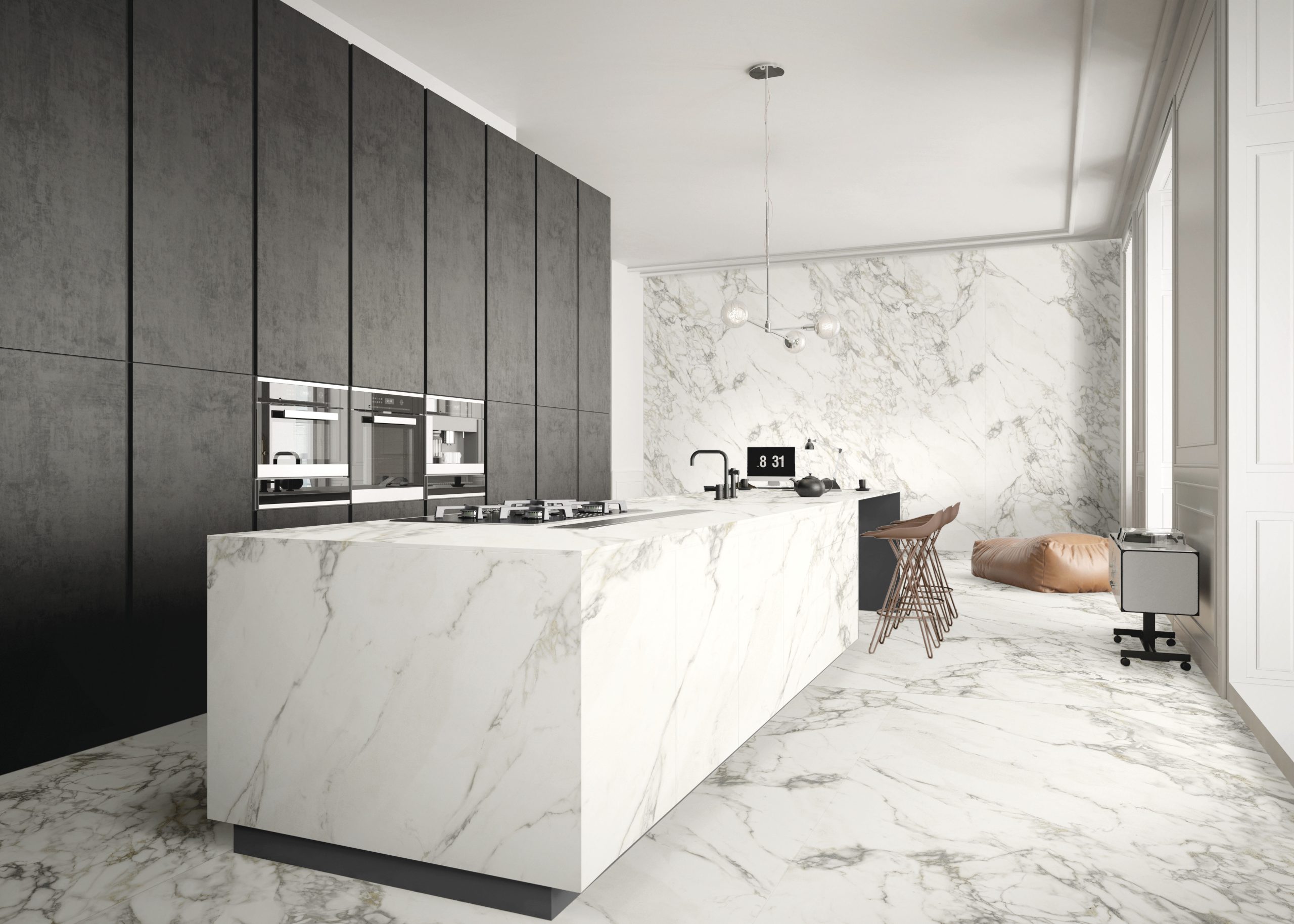 Lapidura Arabescato 12mm Porselen Tezgah