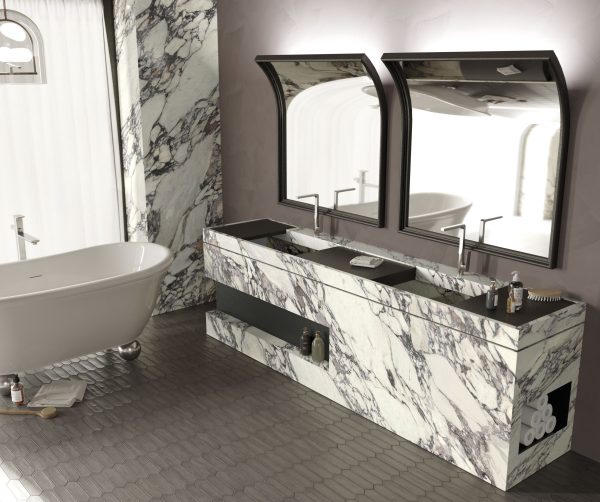 Lapidura Arabescato Viola 12mm Porselen Tezgah