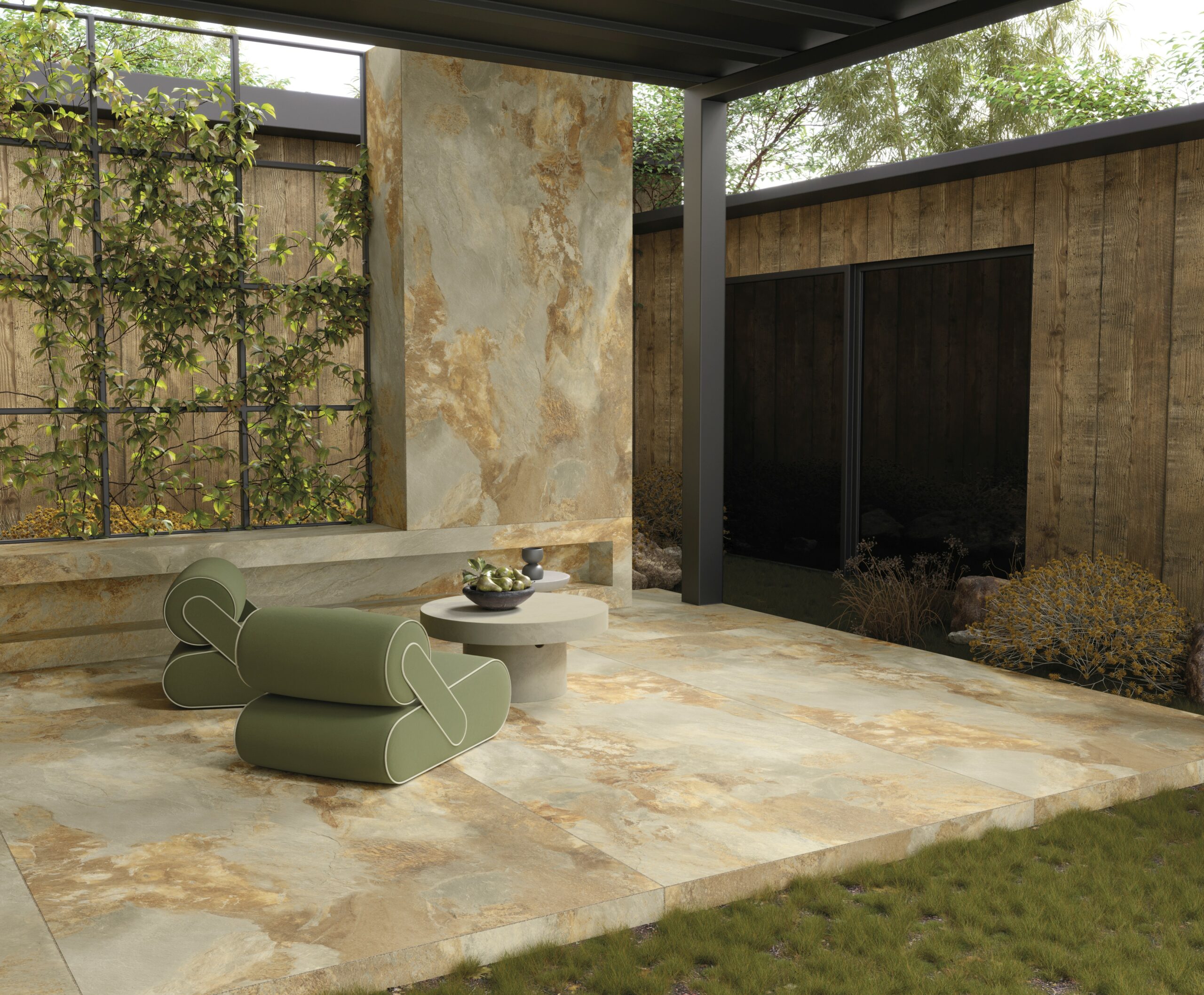 Lapidura Ardesia Autumn 12mm Porselen Tezgah