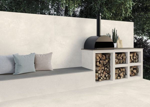 Lapidura Arenaria Stone Ivory 12mm Porselen Tezgah