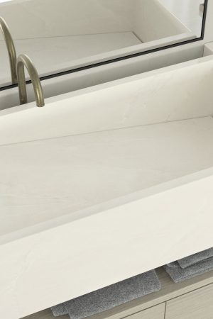 Lapidura Bianco Namibia 12mm Porselen Tezgah