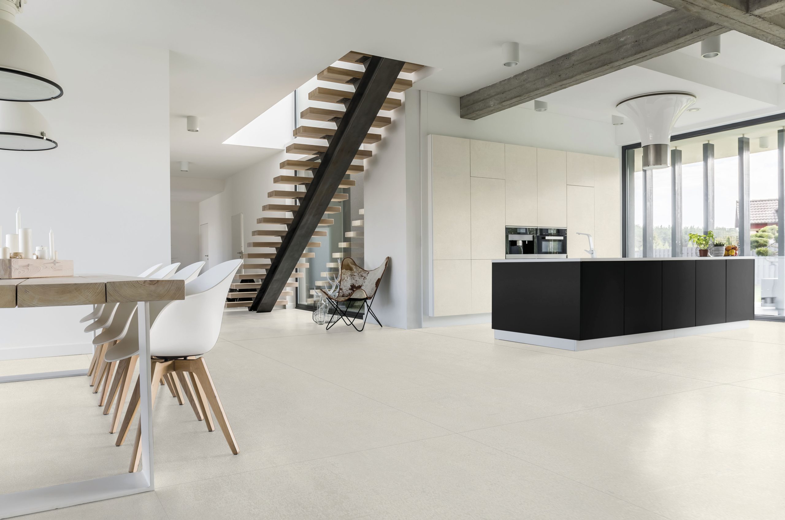 Lapidura Boulevard White 12mm Porselen Tezgah