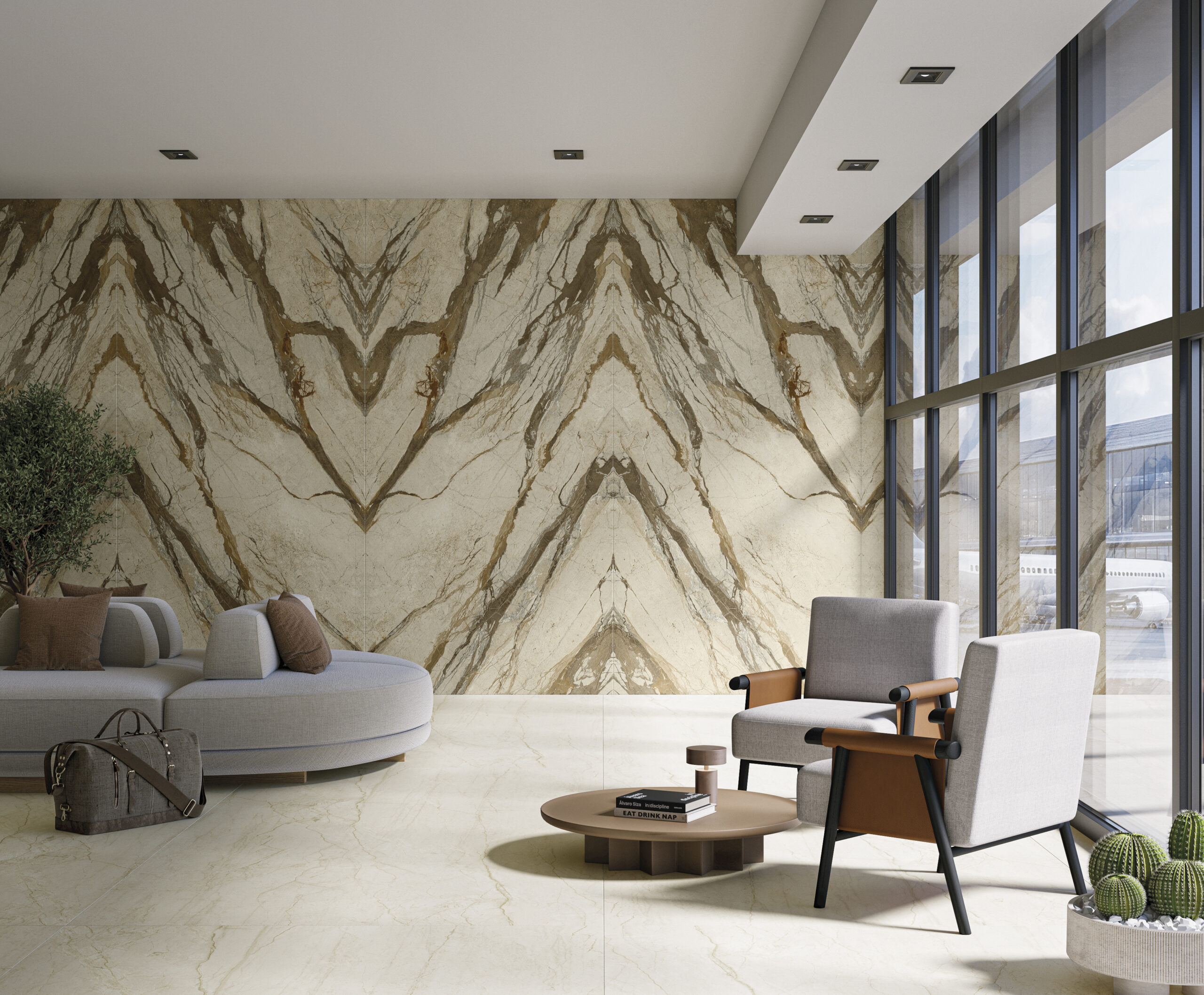 Lapidura Breccia Siciliana 12mm Porselen Tezgah