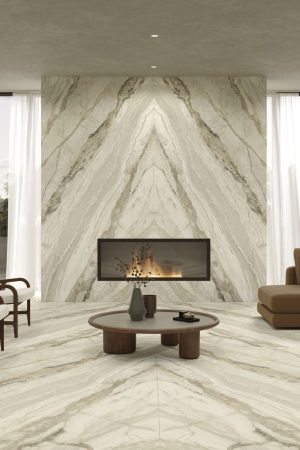 Lapidura Breccia Stone Beige 12mm Porselen Tezgah