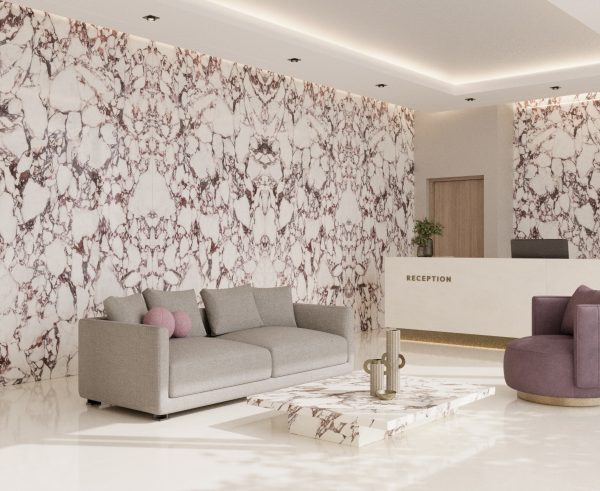 Lapidura Calacatta Viola 12mm Porselen Tezgah