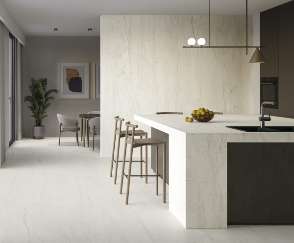 Lapidura Macaubas White 12mm Porselen Tezgah