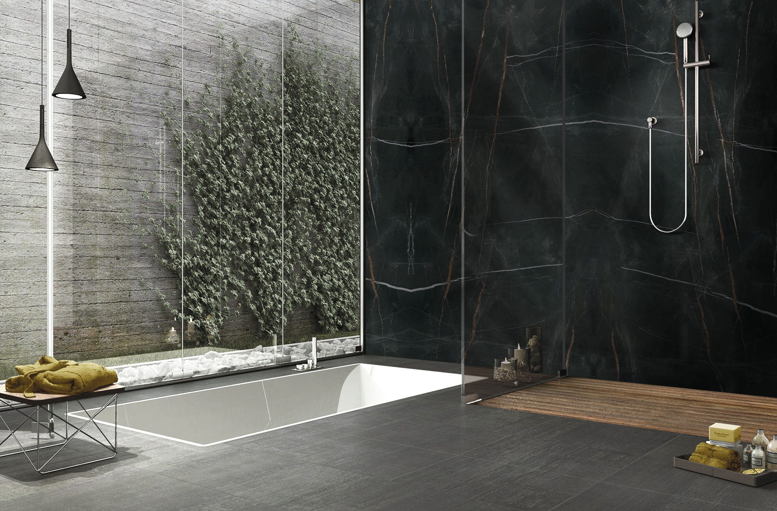 Lapidura Sahara Noir 12mm Porselen Tezgah