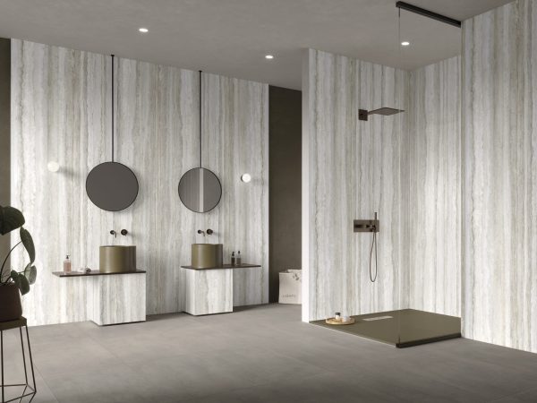 Lapidura Heaven Travertino Taupe 12mm Porselen Tezgah