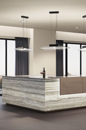 Lapidura Heaven Travertino Tiger 12mm Porselen Tezgah