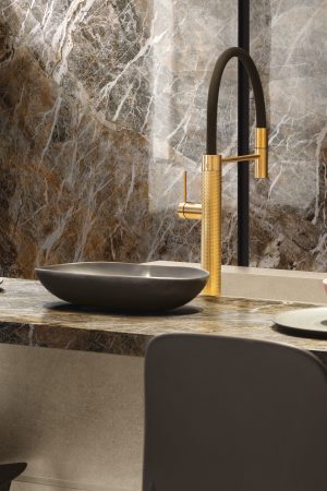 Lapidura Stone Marble Sequoia | Porselen Mutfak Tezgahı - Görsel 3