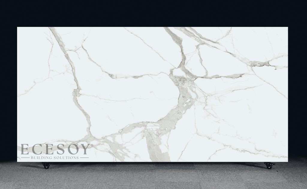 Lapidura Stone Marble Statuario | Porselen Mutfak Tezgahı