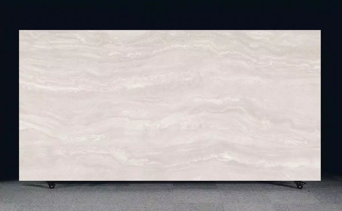 Lapidura Stone Pearl Travertine | Porselen Mutfak Tezgahı - Görsel 2