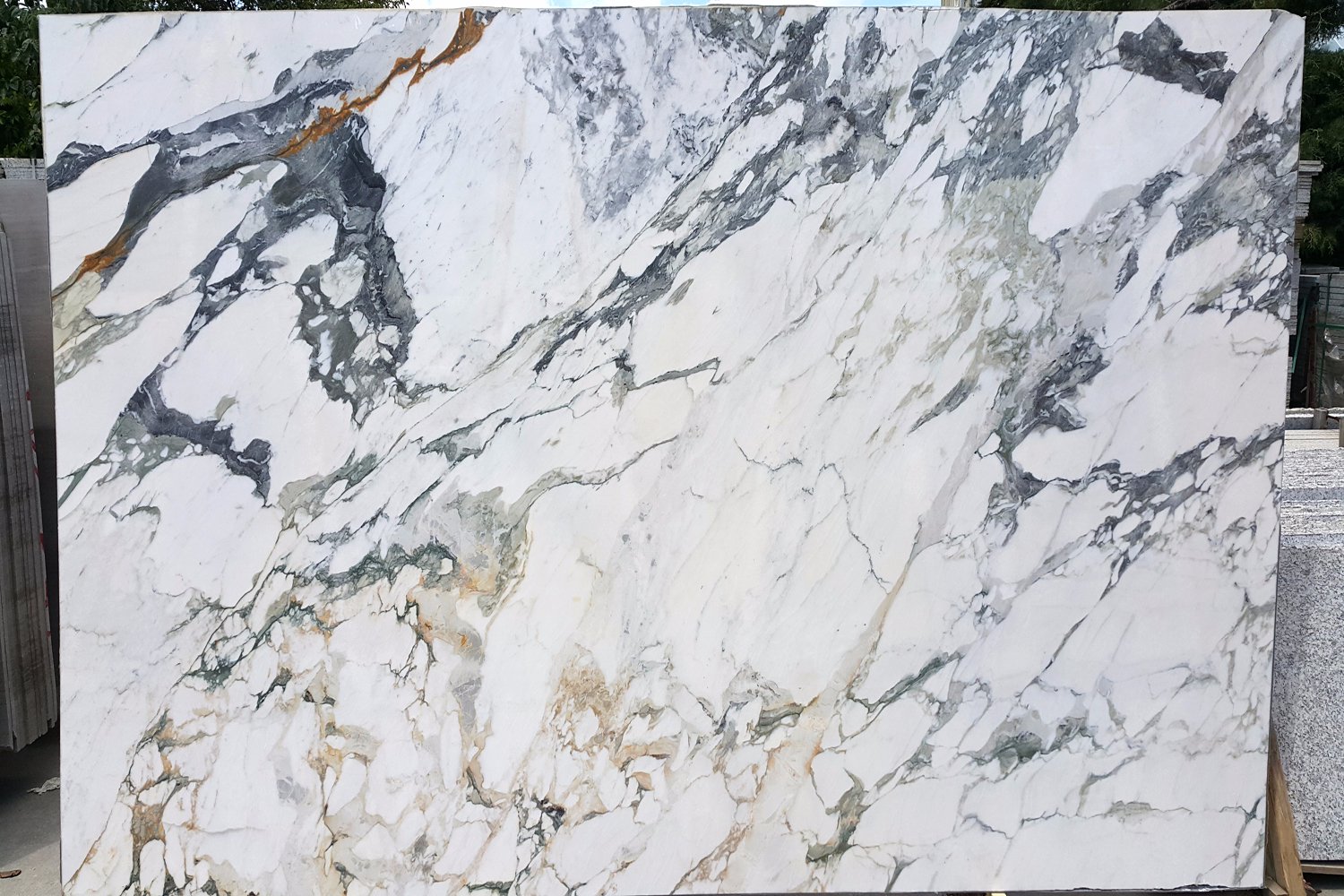 Calacatta Breccia Mermer Plaka - Görsel 1