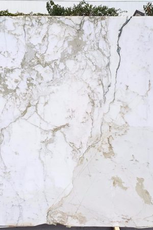 Calacatta Oro Mermer Plaka - Görsel 2