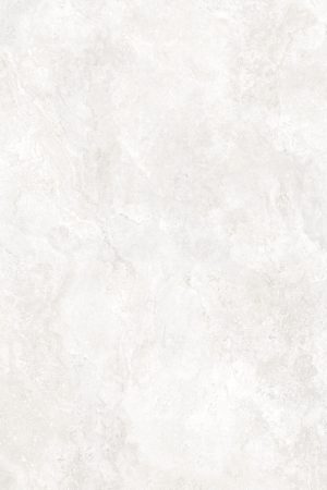 Beyaz ve krem tonlarında, doğal traverten dokusuna sahip Lapidura Travertino Cross White porselen tezgah yüzeyi.
