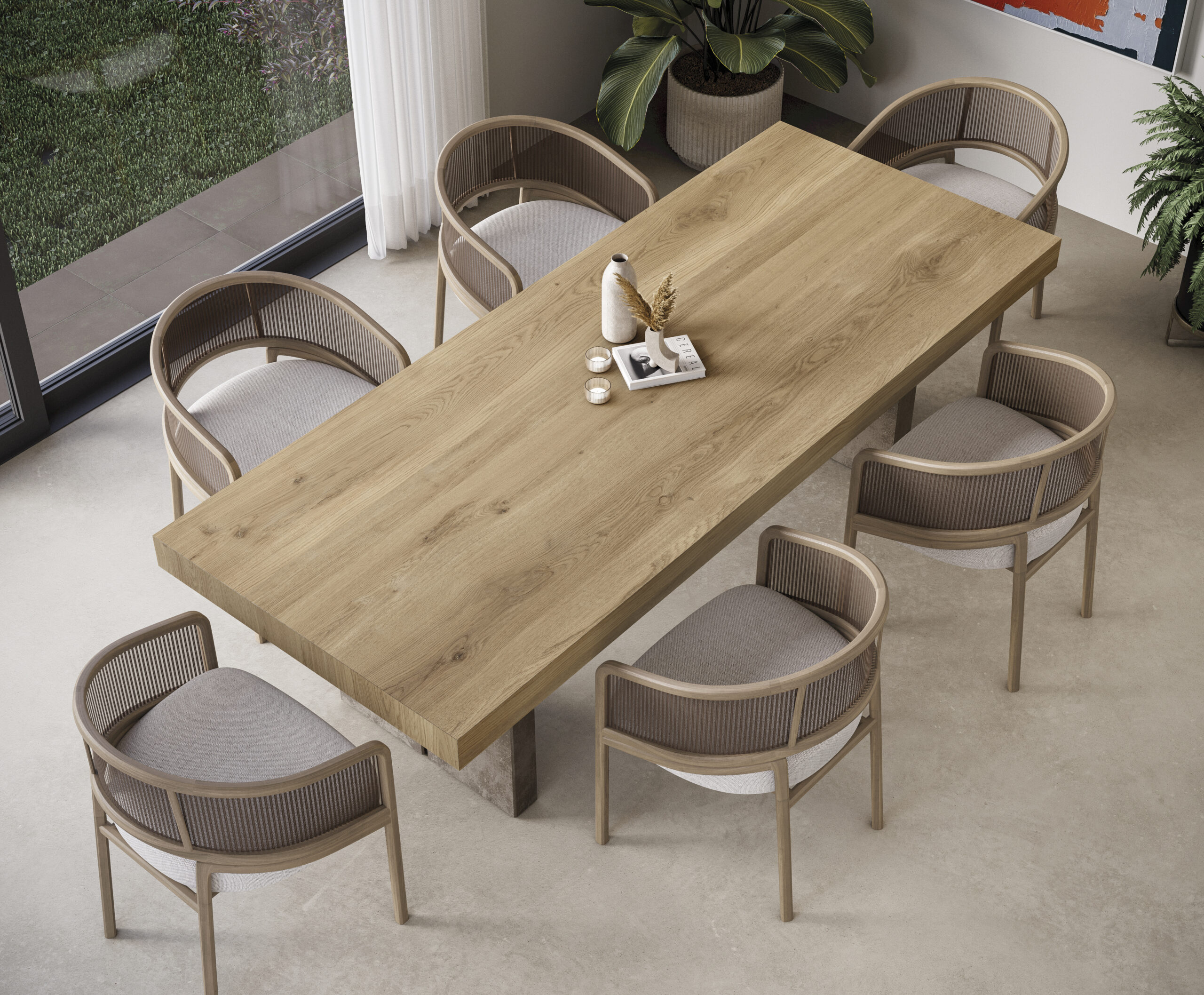 Lapidura Wood Essence Oak Porselen Plaka - Görsel 2